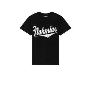 Nahmias Mens Soft Luxury 100% Cotton Black NEW USA Designer Miller T Shirt Sz XL